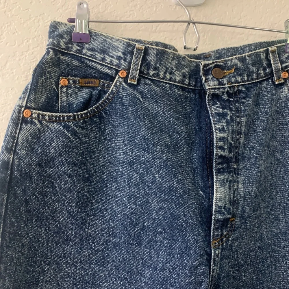 Vintage Lee Relaxed Tapered Ankle Jeans - Picture 3 of 11